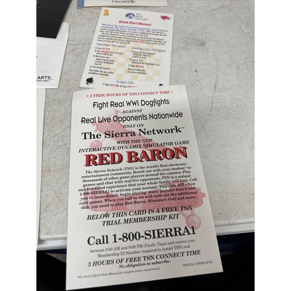 VTG Sierra Network Constant Companion DOS Computer Software 5.25" Floppy Manual - Picture 3 of 10